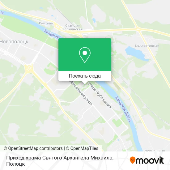 Карта Приход храма Святого Архангела Михаила