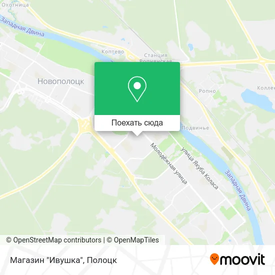 Карта Магазин "Ивушка"