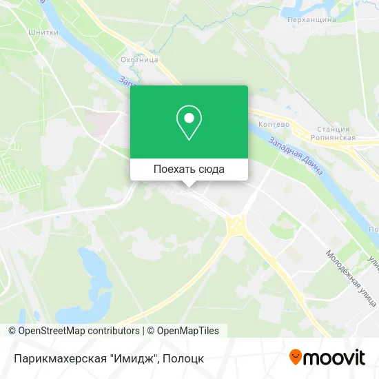 Карта Парикмахерская "Имидж"