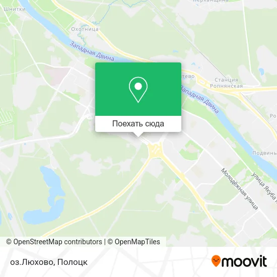 Карта оз.Люхово