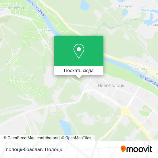 Карта полоцк-браслав