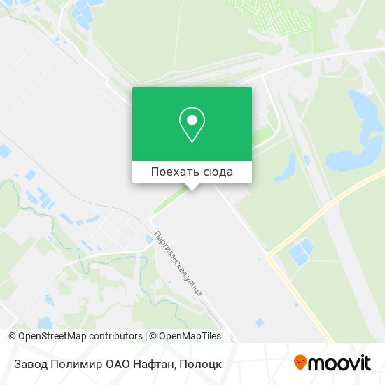 Карта Завод Полимир ОАО Нафтан