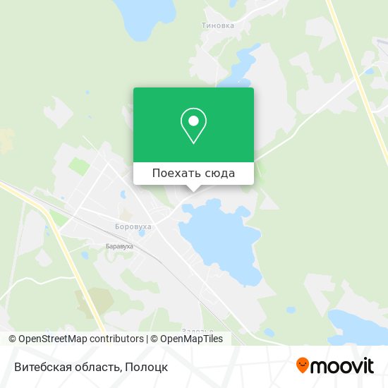 Карта Витебская область
