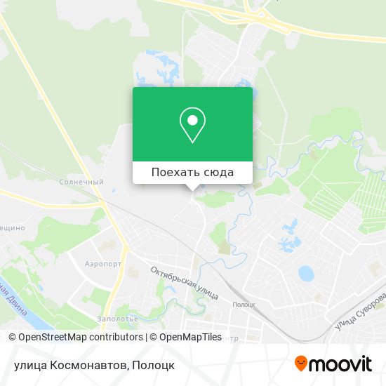 Карта улица Космонавтов