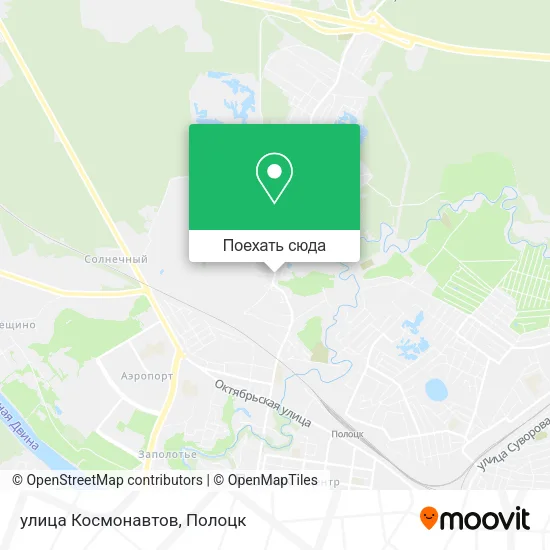 Карта улица Космонавтов