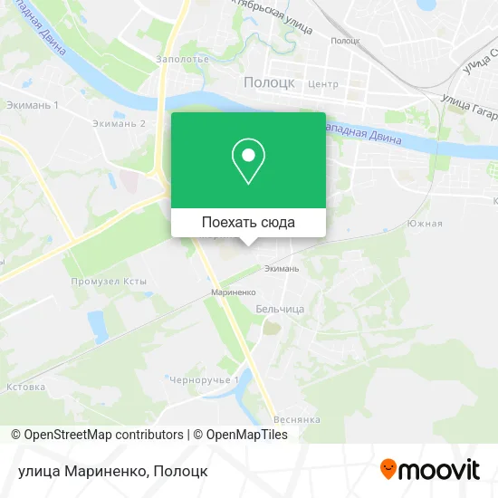 Карта улица Мариненко