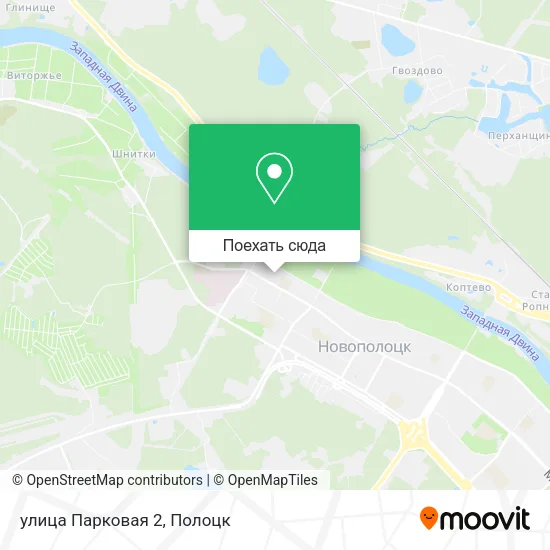Карта улица Парковая 2