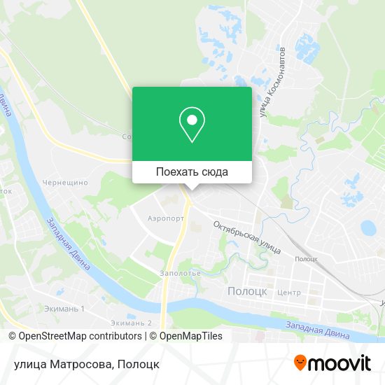 Карта улица Матросова