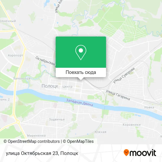 Карта улица Октябрьская 23