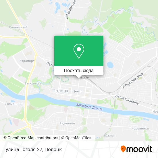 Карта улица Гоголя 27