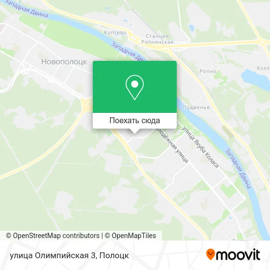 Карта улица Олимпийская 3