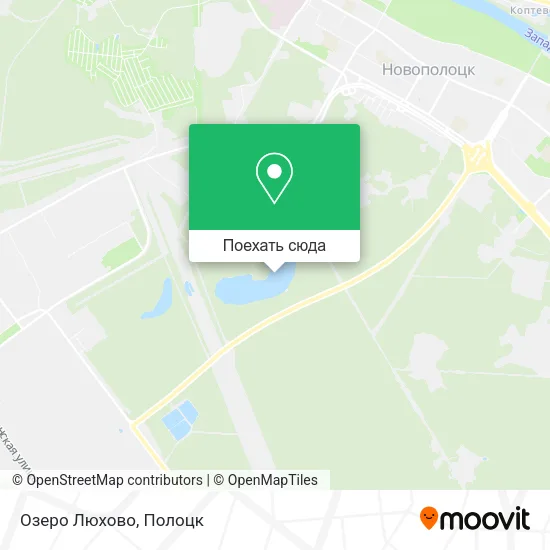 Карта Озеро Люхово