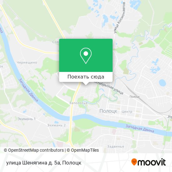 Карта улица Шенягина д. 5а
