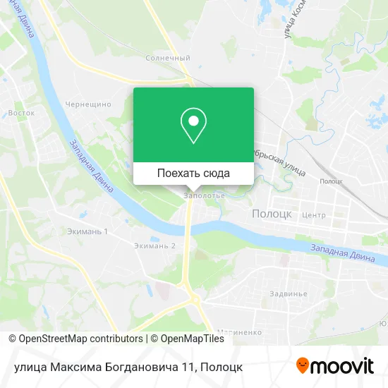 Карта улица Максима Богдановича 11