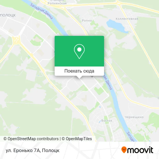 Карта ул. Еронько 7А