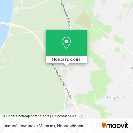 Карта жилой комплекс Малахит