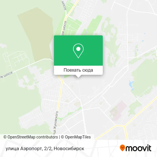 Карта улица Аэропорт, 2/2