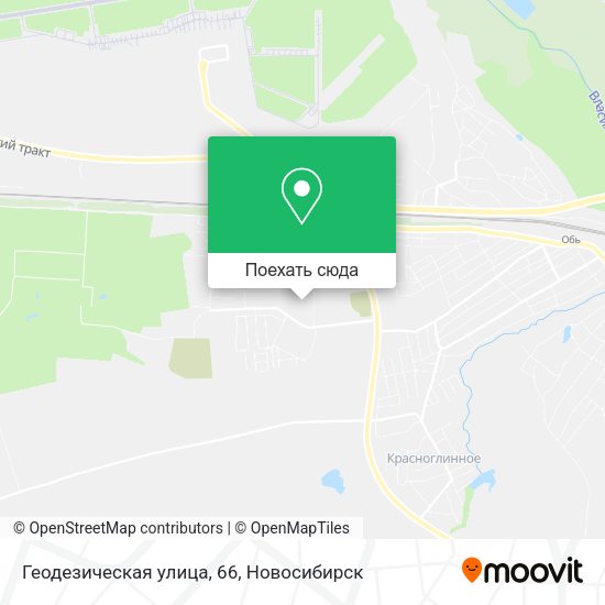 Карта Геодезическая улица, 66