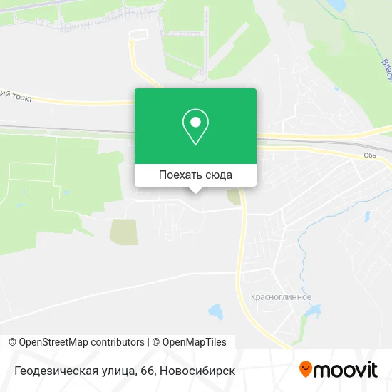 Карта Геодезическая улица, 66