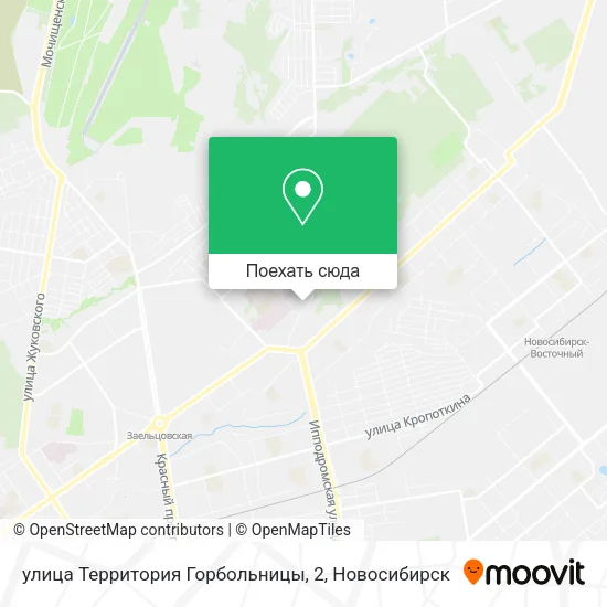 Карта улица Территория Горбольницы, 2
