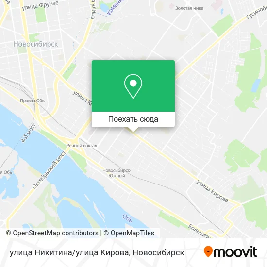 Карта улица Никитина/улица Кирова