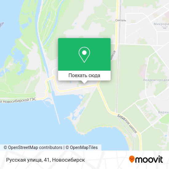 Карта Русская улица, 41