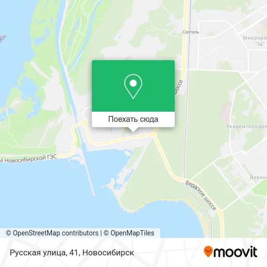 Карта Русская улица, 41