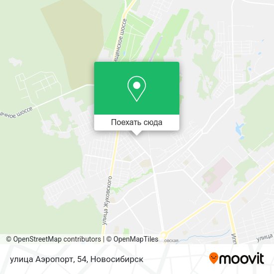 Карта улица Аэропорт, 54
