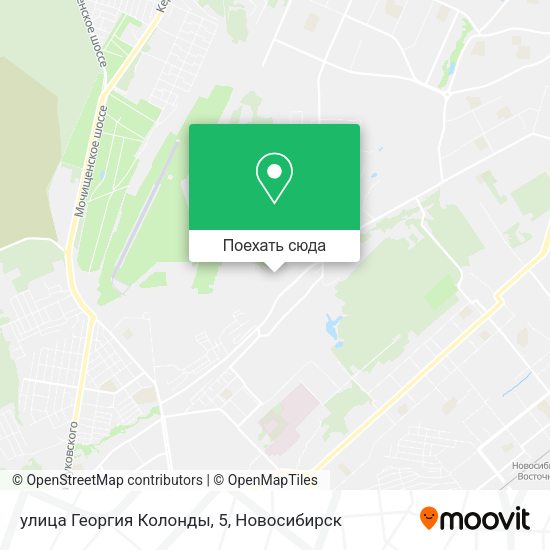 Карта улица Георгия Колонды, 5
