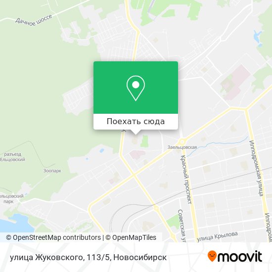Карта улица Жуковского, 113/5