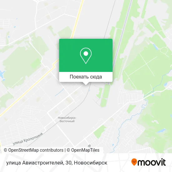 Карта улица Авиастроителей, 30