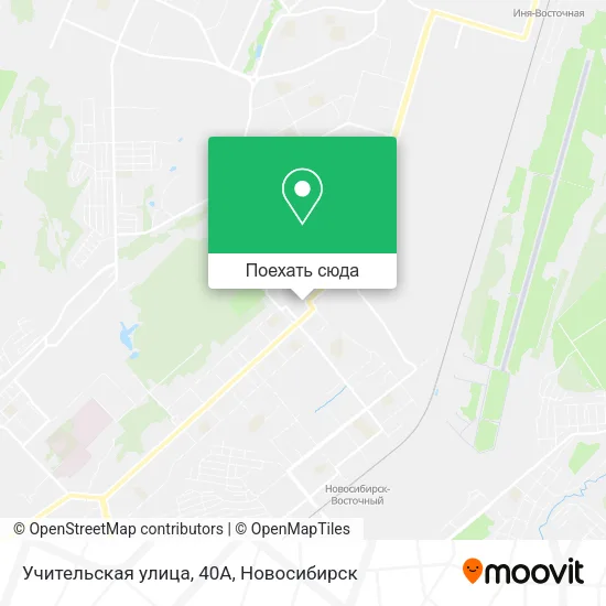 Карта Учительская улица, 40А
