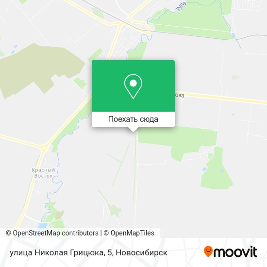 Карта улица Николая Грицюка, 5