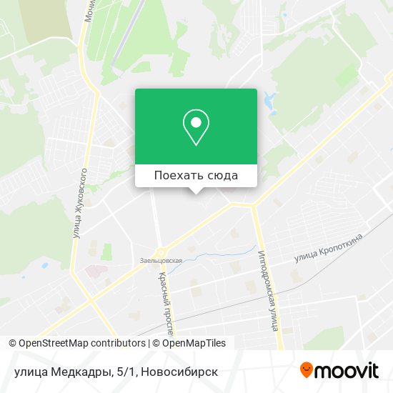 Карта улица Медкадры, 5/1