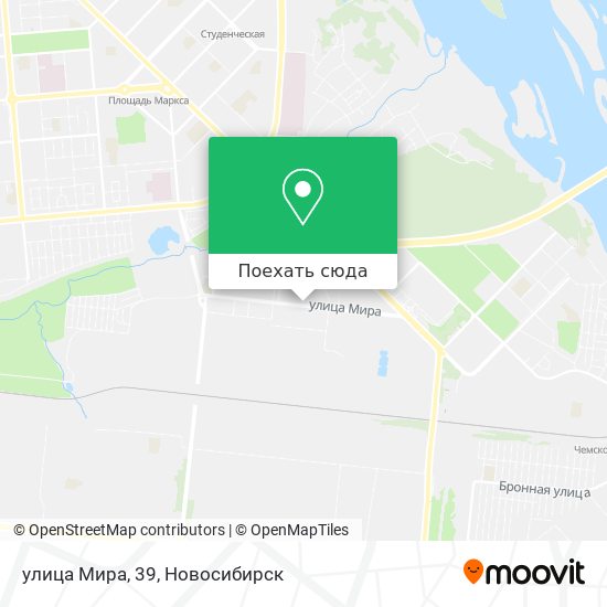 Карта улица Мира, 39