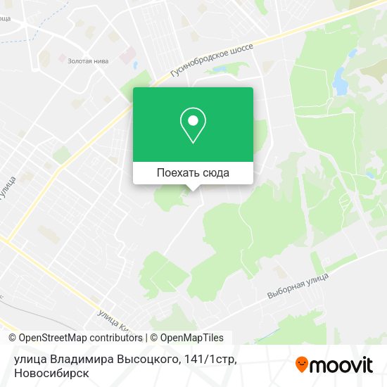 Карта улица Владимира Высоцкого, 141 / 1стр