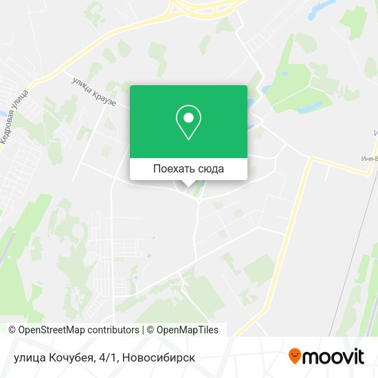 Карта улица Кочубея, 4/1