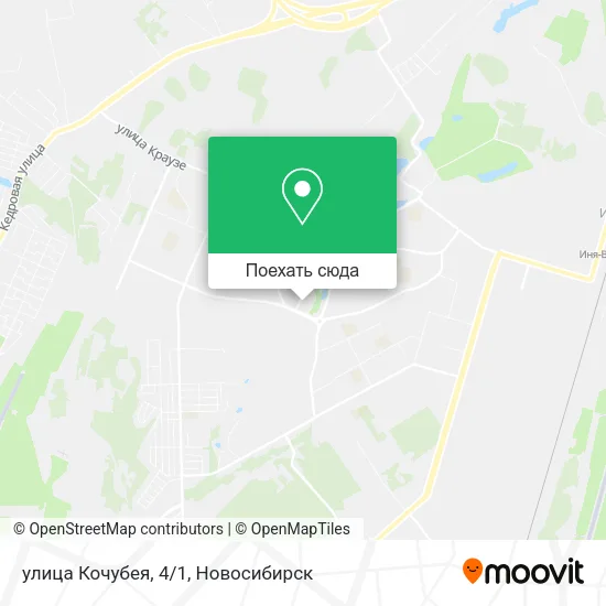 Карта улица Кочубея, 4/1