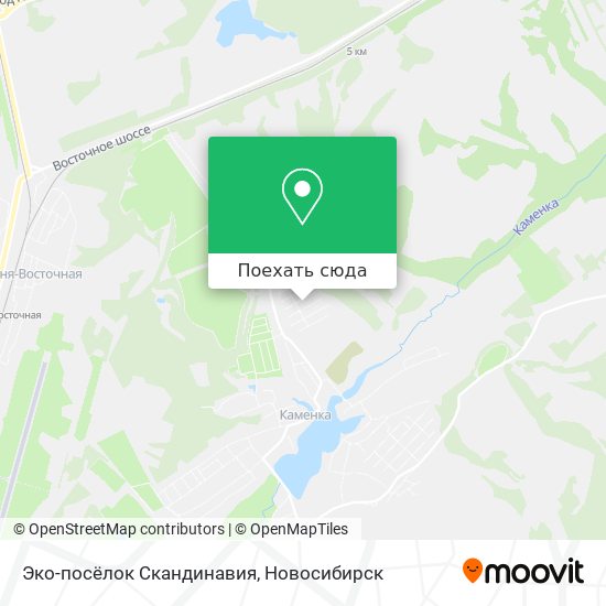 Карта Эко-посёлок Скандинавия