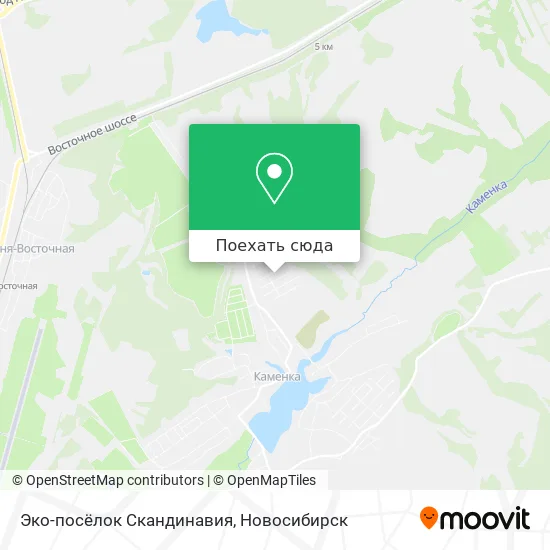 Карта Эко-посёлок Скандинавия