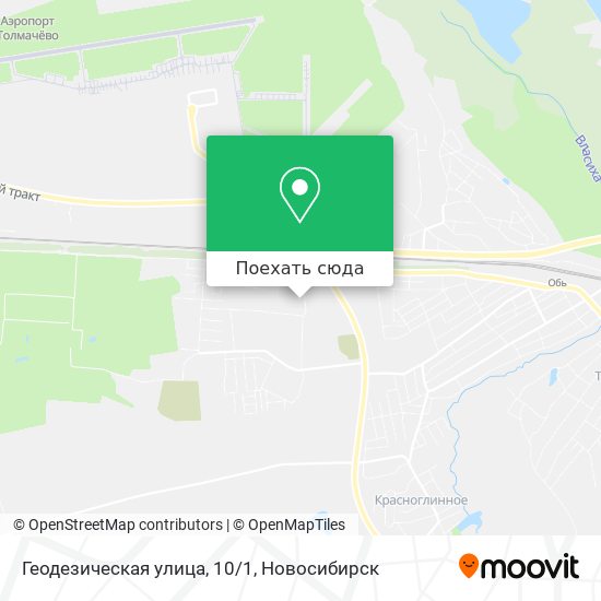 Карта Геодезическая улица, 10/1