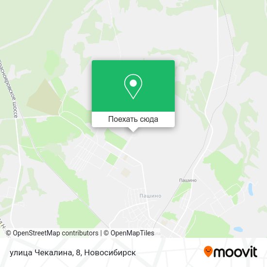 Карта улица Чекалина, 8
