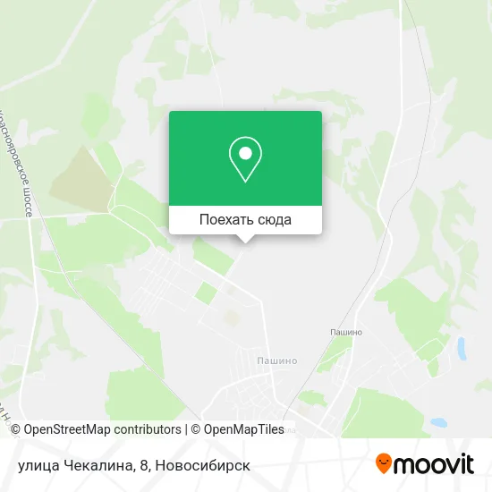 Карта улица Чекалина, 8
