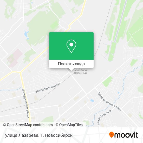 Карта улица Лазарева, 1