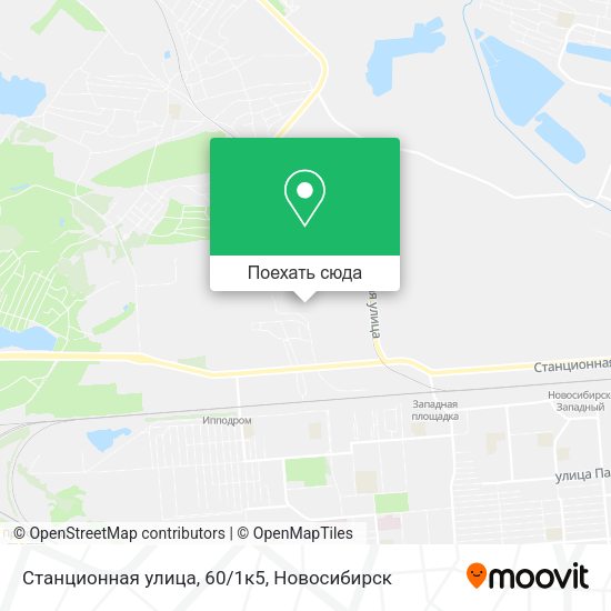 Карта Станционная улица, 60/1к5