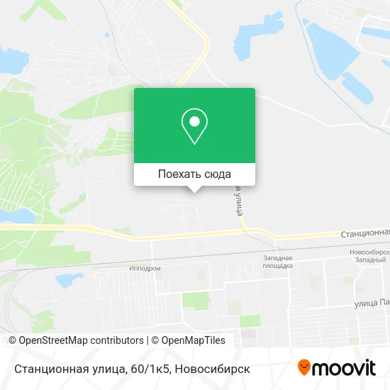 Карта Станционная улица, 60/1к5