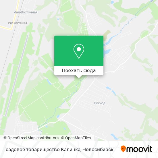 Карта садовое товарищество Калинка