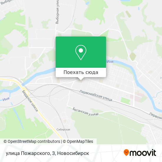 Карта улица Пожарского, 3