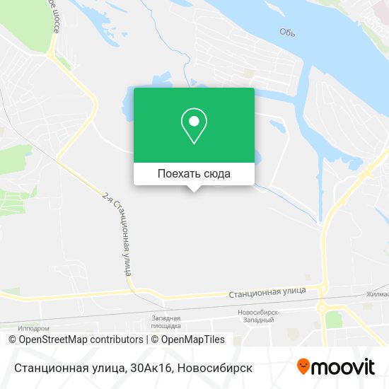 Карта Станционная улица, 30Ак16