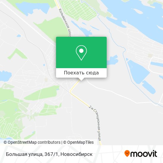 Карта Большая улица, 367/1